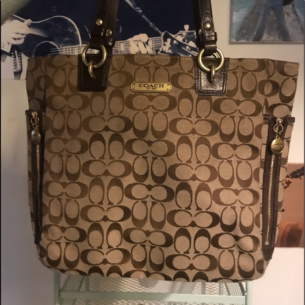 Coach tote bag purse (brown)